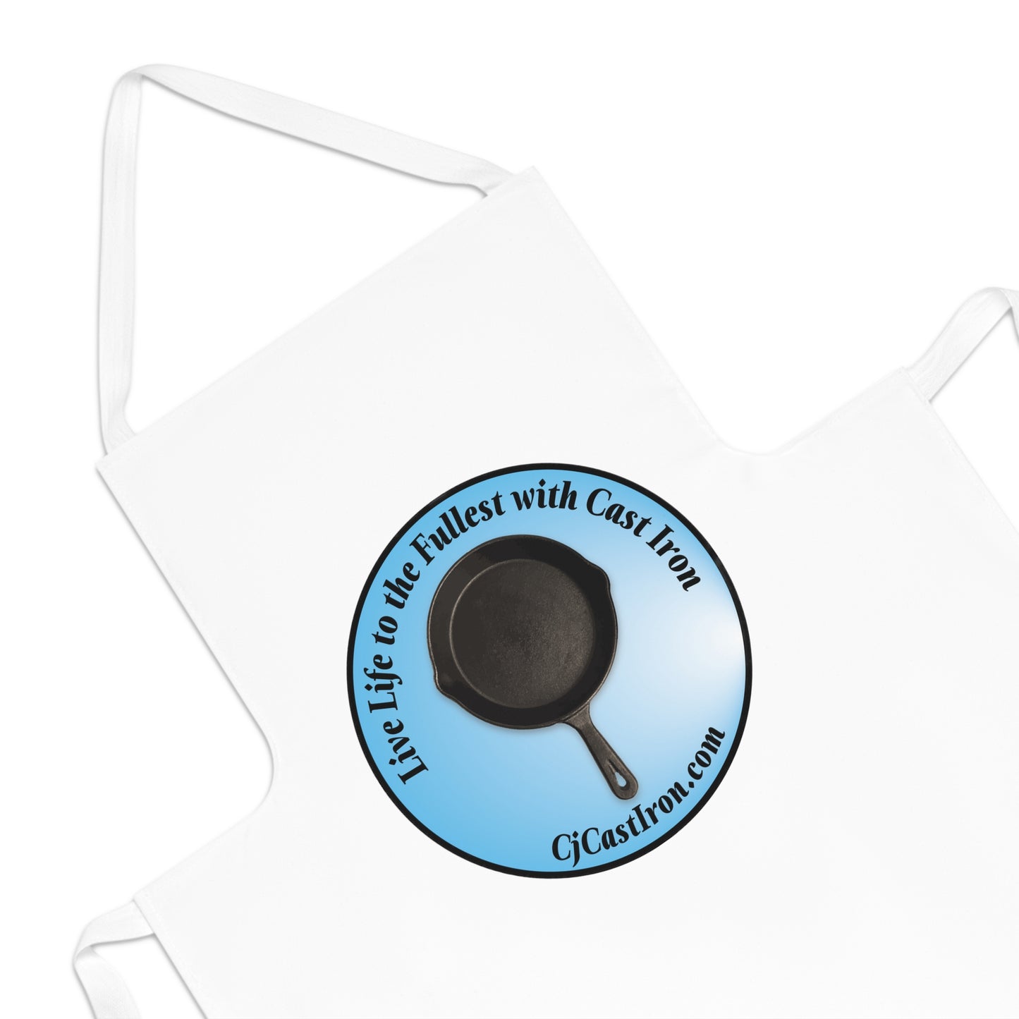 "Live Life" (Blue Gradient) Adult Apron