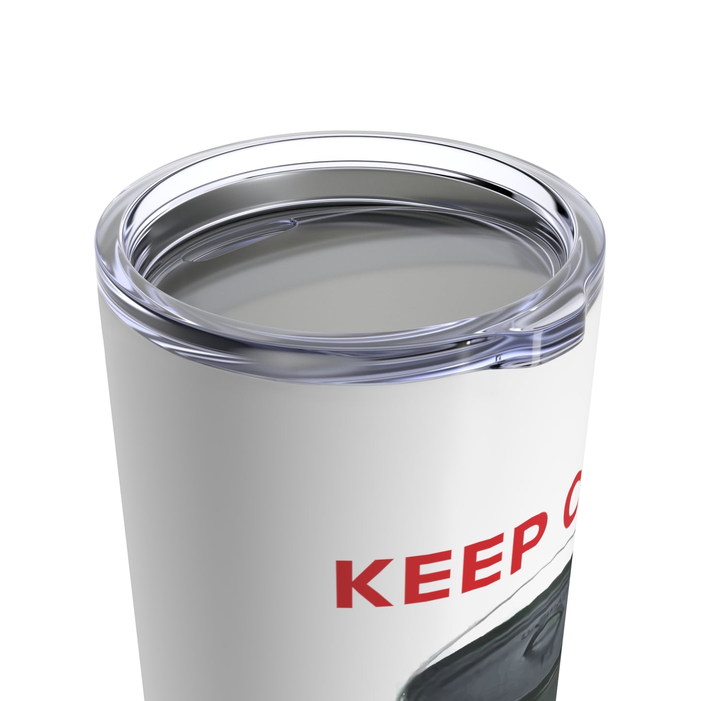 "Keep Calm and Cook in Cast Iron" Tumbler