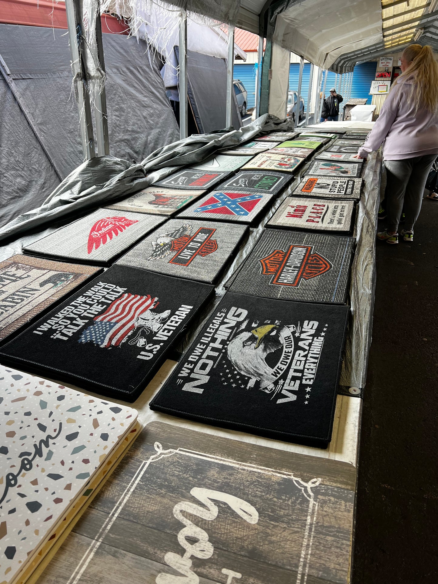 Assorted door mats
