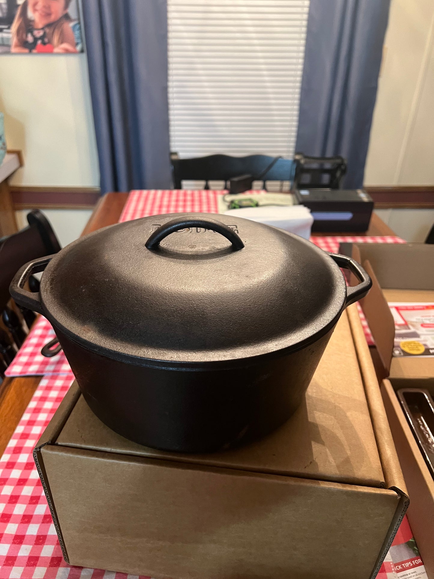 5 quart cast-iron Dutch oven