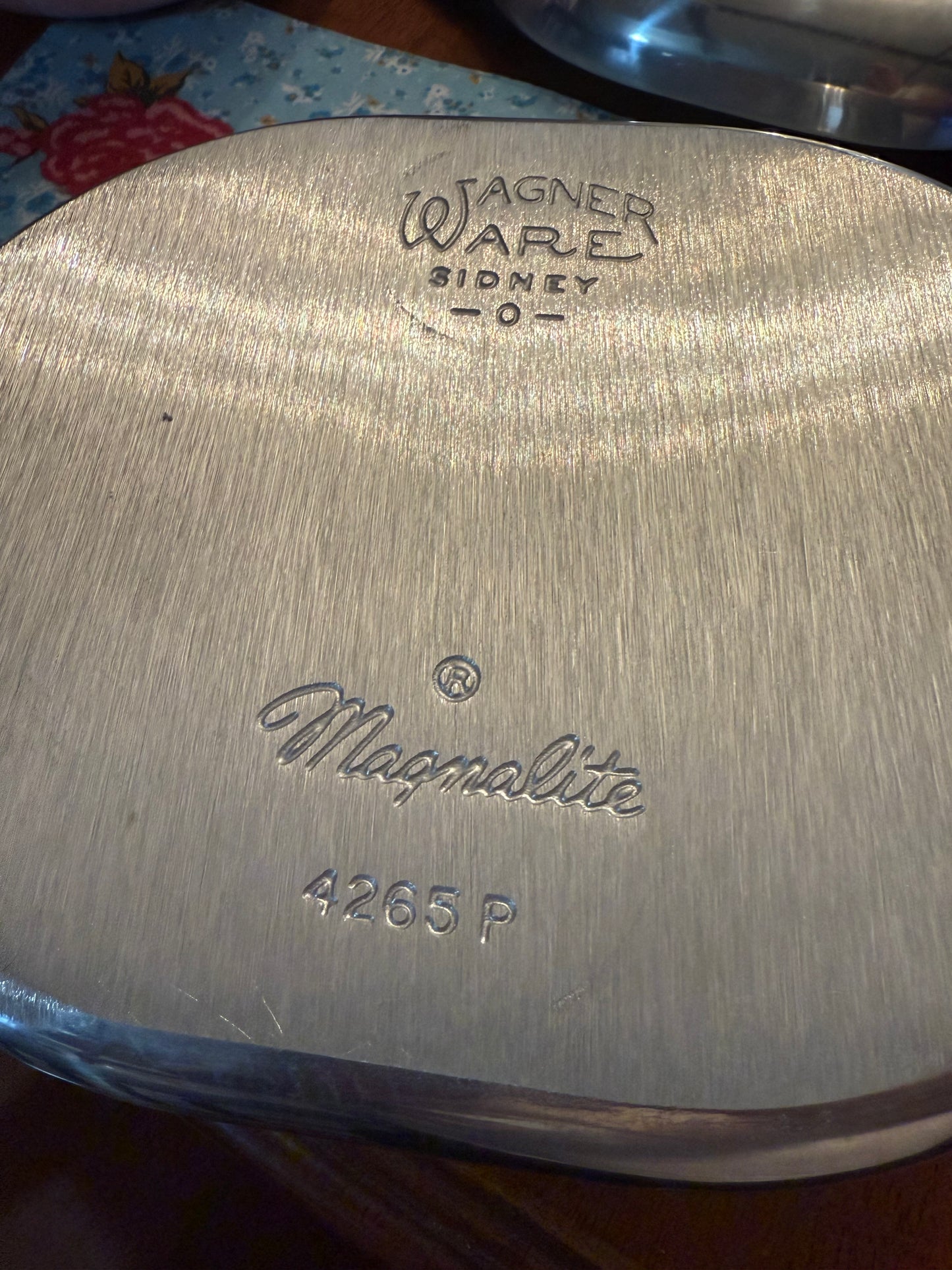 Wagner Ware Magnalite 4265P Vintage Aluminum Oval Roaster