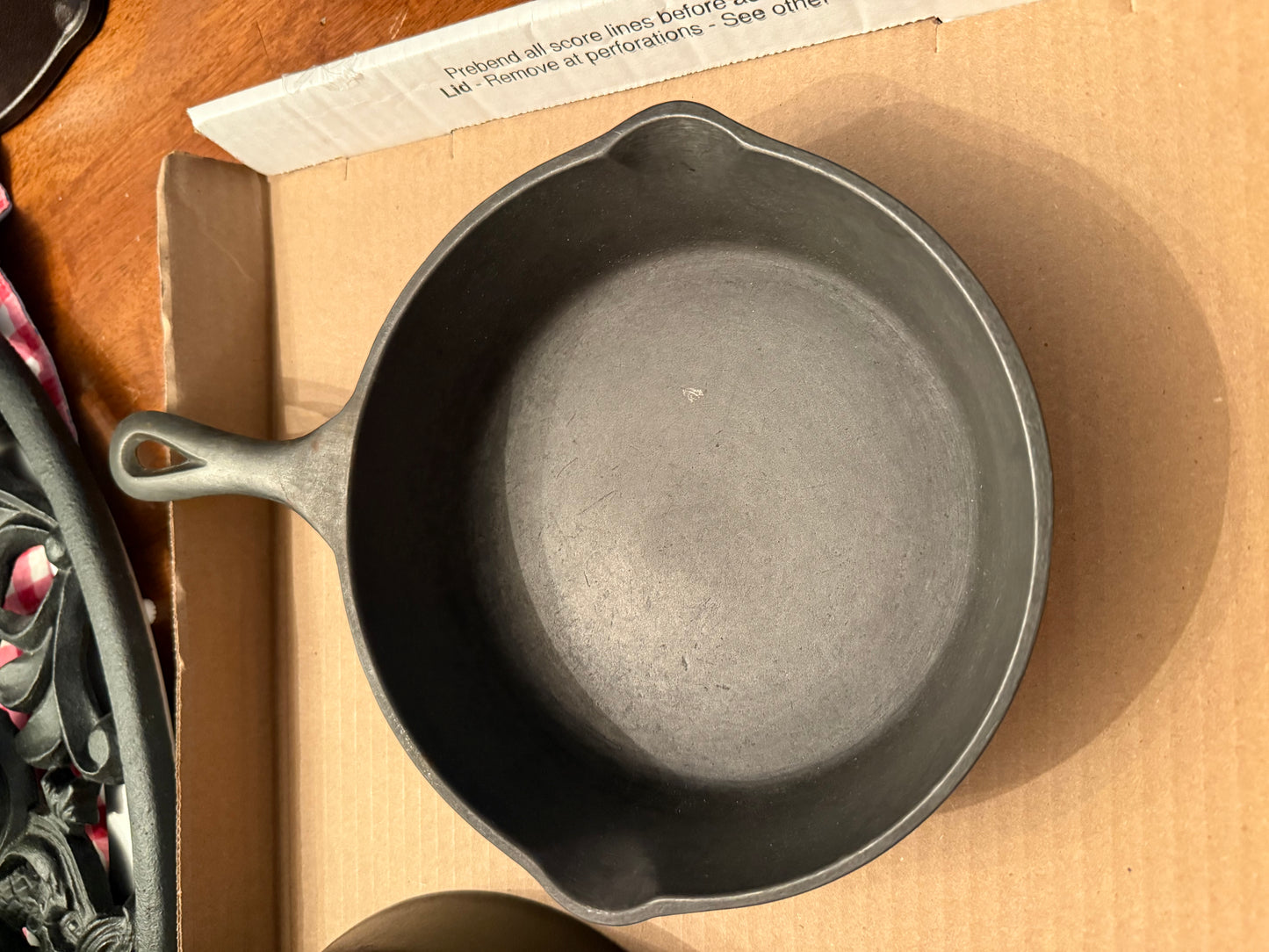 # four single match large skillet