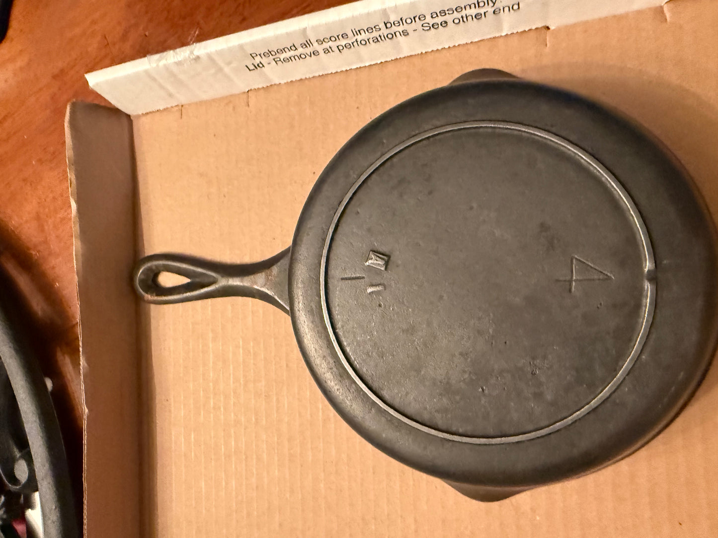 # four single match large skillet