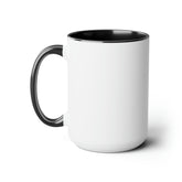 "Live Life to the Fullest with Cast Iron" (Colorful) Mug 15 oz