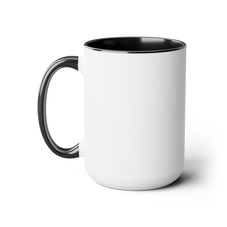 "Live Life to the Fullest with Cast Iron" (Colorful) Mug 15 oz