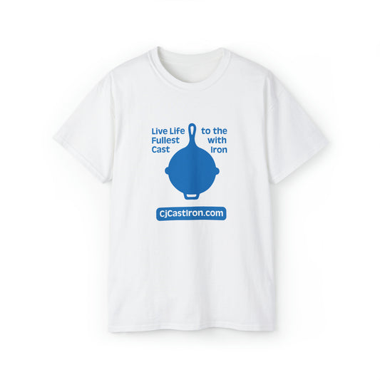 "Live Life" (Blue) - Unisex Ultra Cotton Tee
