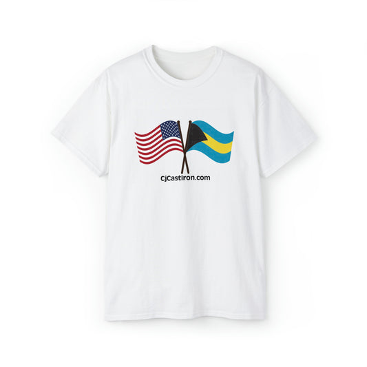 Bahamas USA Flag - Unisex Ultra Cotton Tee