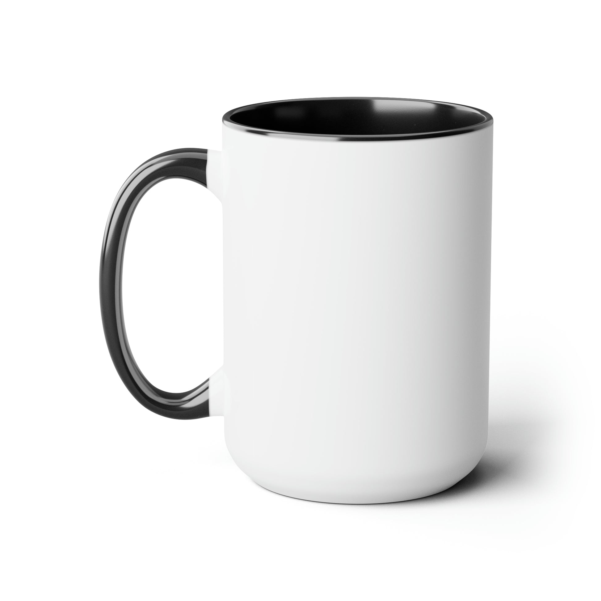 "Live Life to the Fullest with Cast Iron" (Blue) Mug 15 oz