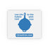 "Live Life to the Fullest with Cast Iron" Mouse Pad (Blue)