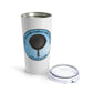 "Live Life to the Fullest with Cast Iron" Tumbler