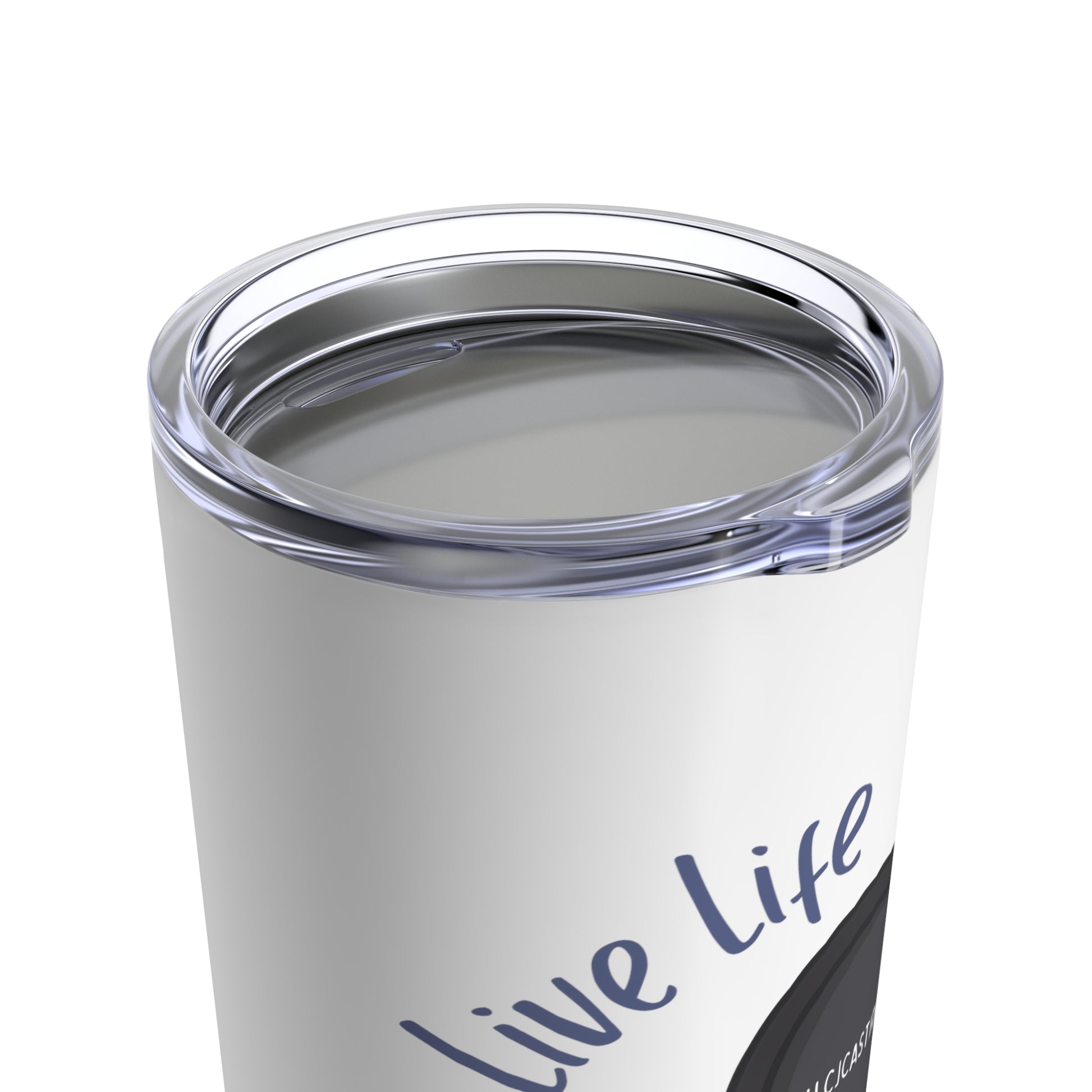 "Live Life to the Fullest with Cast Iron" Tumbler 20oz