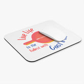 "Love Life to the Fullest with Cast Iron" (Colorful) - Mouse Pad