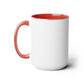 "Live Life to the Fullest with Cast Iron" (Colorful) Mug 15 oz