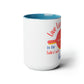 "Live Life to the Fullest with Cast Iron" (Colorful) Mug 15 oz