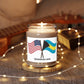 USA Bahamas Flag Scented Candle, 9oz