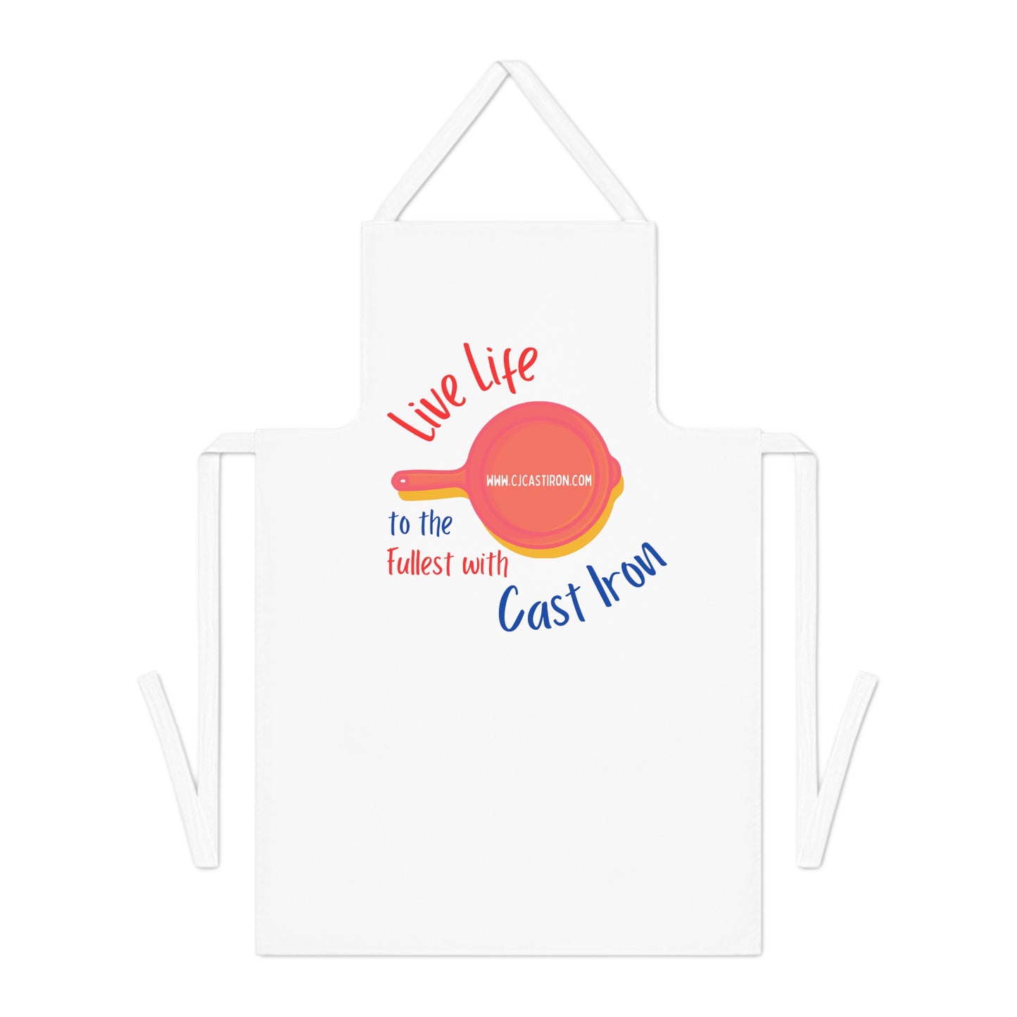 "Live Life" (Colorful) Adult Apron