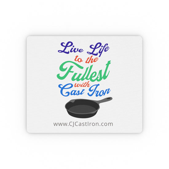 Live Life Colorful Text - Mouse Pad