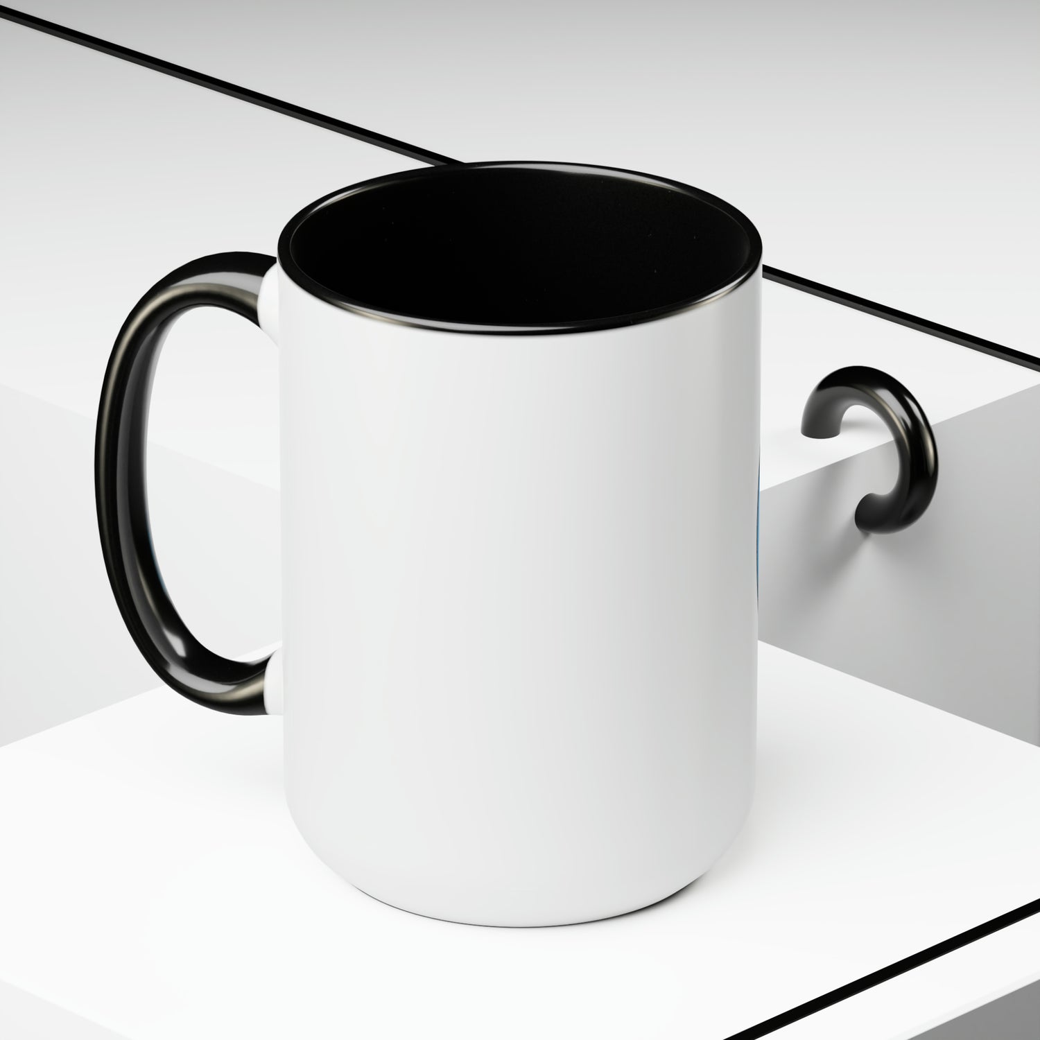 "Live Life to the Fullest with Cast Iron" (Black) Mug 15 oz