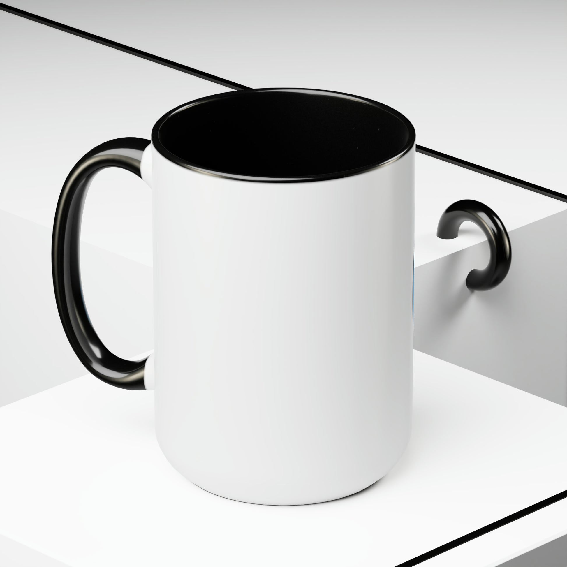 "Live Life to the Fullest with Cast Iron" (Black) Mug 15 oz