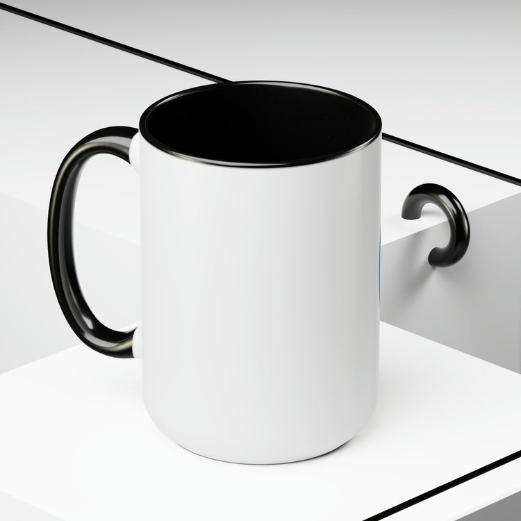"Live Life to the Fullest with Cast Iron" (Black) Mug 15 oz