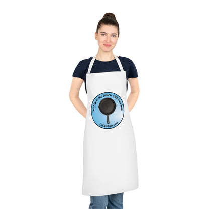 "Live Life" (Blue Gradient) Adult Apron
