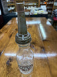 glass oil bottle kitchen oil dispenser with pour spout front view