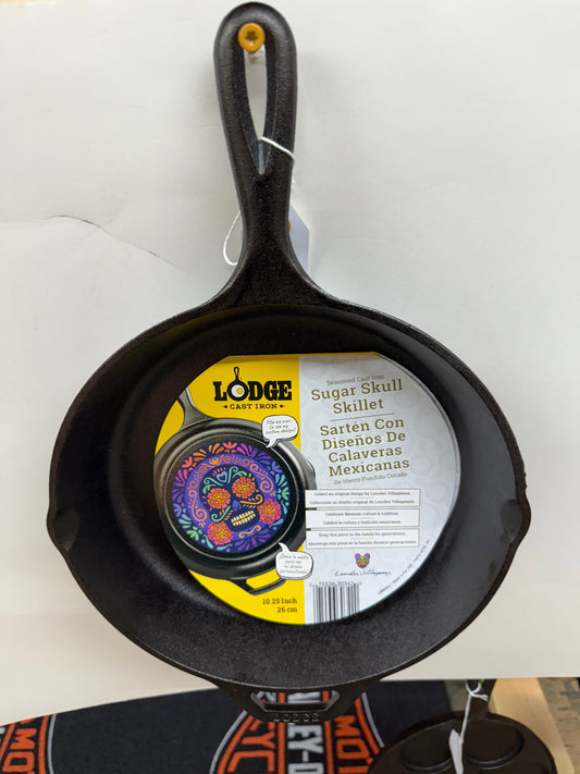 Sugar skull skillet