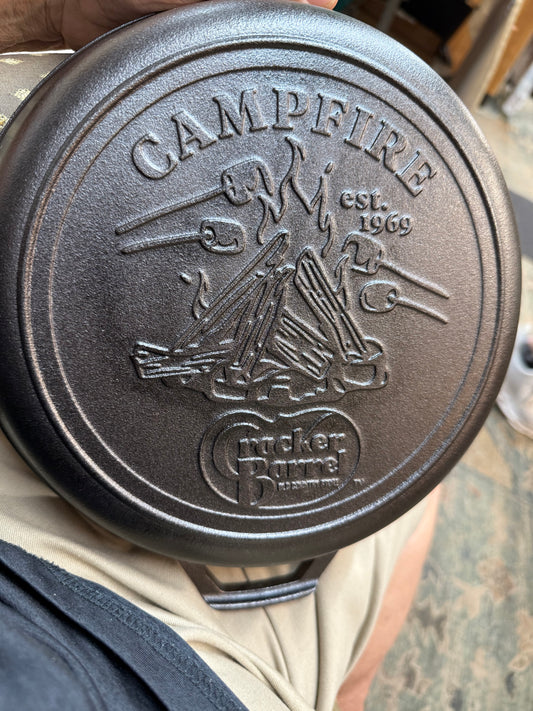 10.25 cast iron Camping skillet