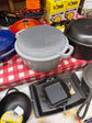 Enameled cast iron Dutch oven 5qt