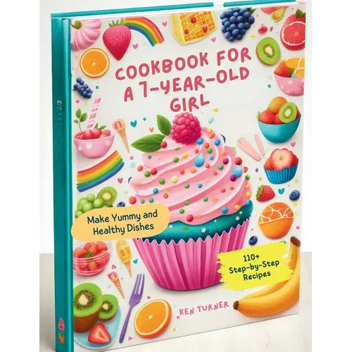 Cookbook for a 7-Year-Old Girl: 110+ Step-by-Step Recipes for 7-Year-Old Girls to Make Yummy and Healthy Dishes