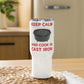 "Keep Calm and Cook in Cast Iron"