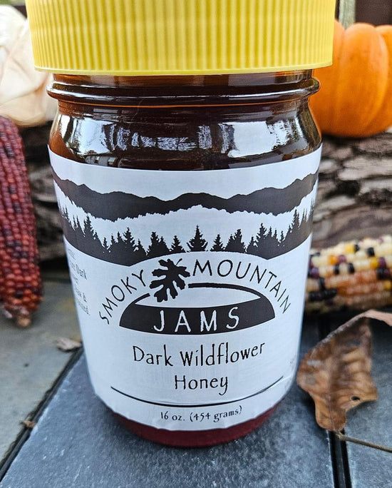 Smoky Mountain Jams Dark Wildflower Honey
